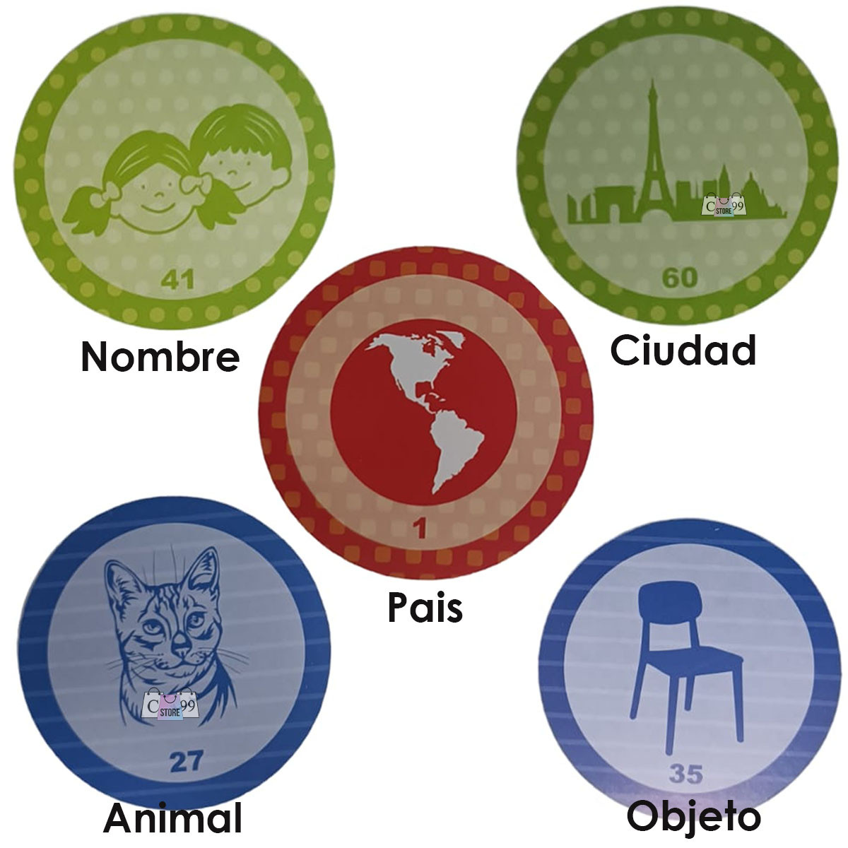 Juego Educativo Palabrea juego Agilidad